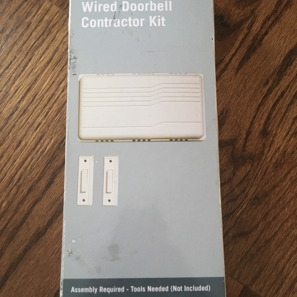 Wired doorbell contractor kit- New
